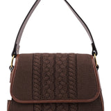 Chloé Brown Virgin Wool Shoulder Bag