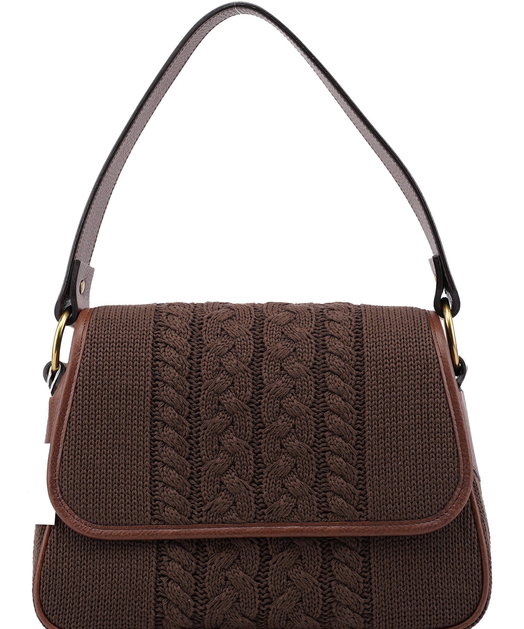 Chloé Brown Virgin Wool Shoulder Bag