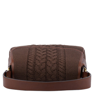 Chloé Brown Virgin Wool Shoulder Bag