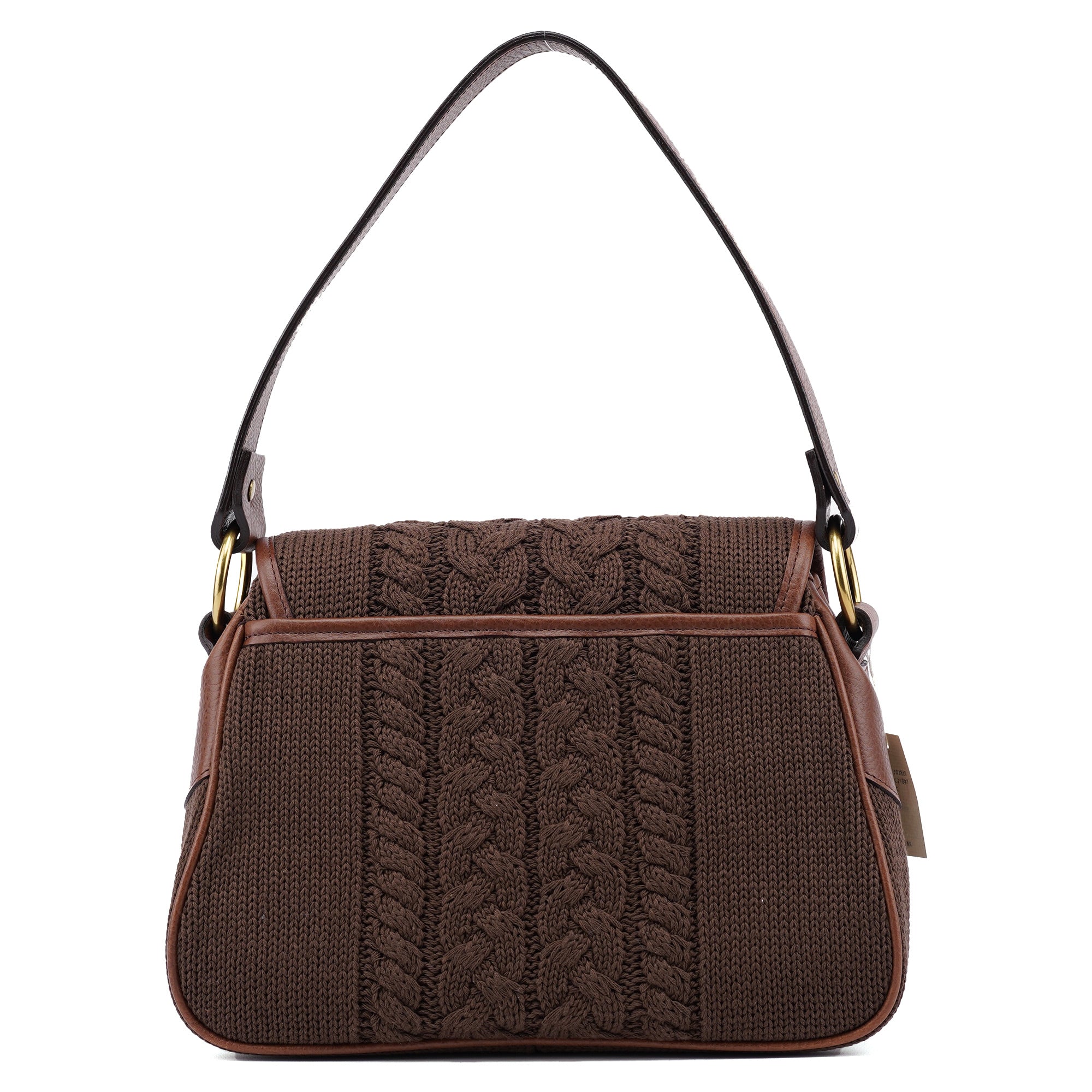 Chloé Brown Virgin Wool Shoulder Bag