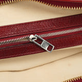 Chloé Burgundy Lambskin Leather Tote Bag