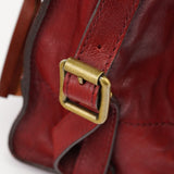 Chloé Burgundy Lambskin Leather Tote Bag