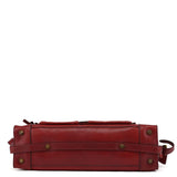 Chloé Burgundy Lambskin Leather Tote Bag