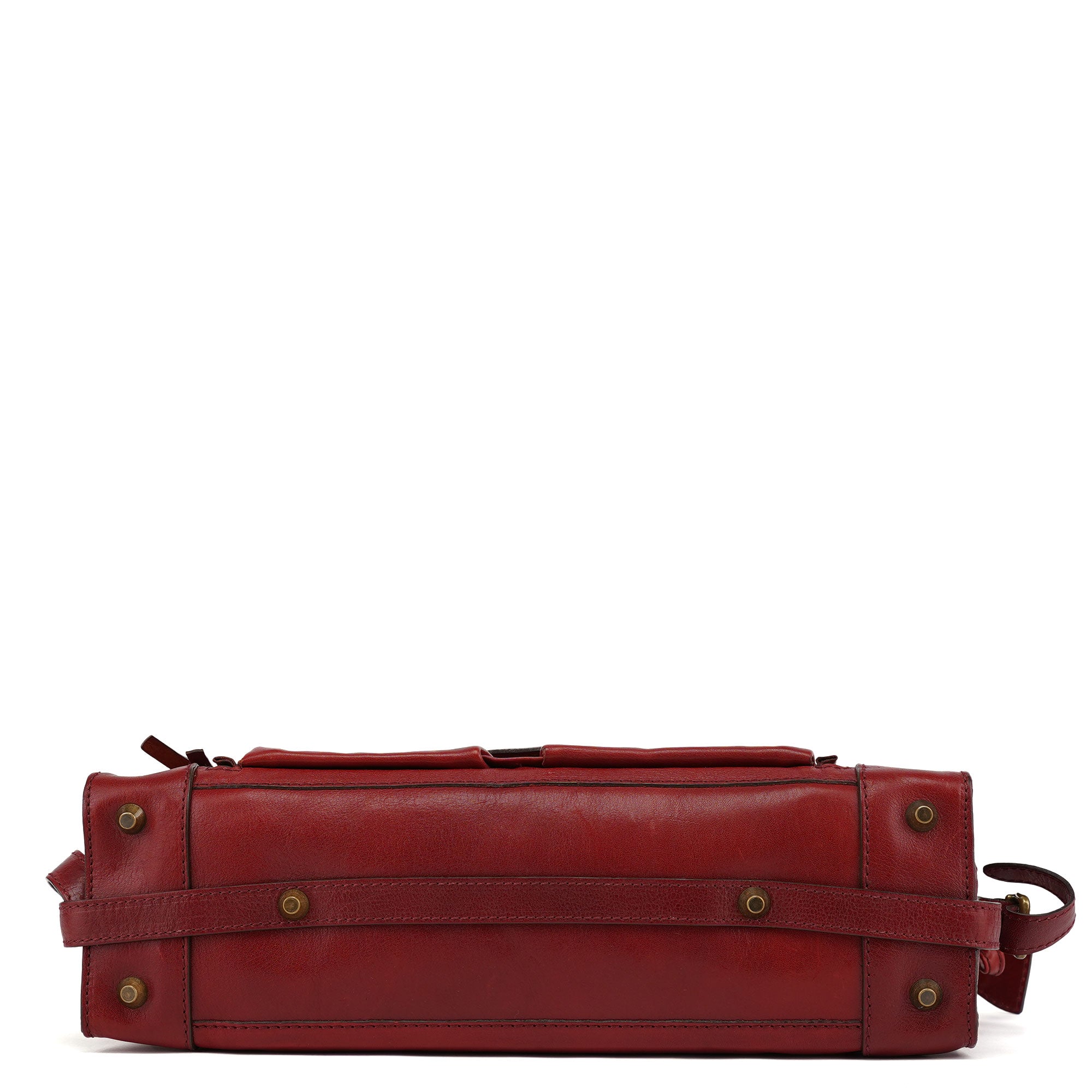 Chloé Burgundy Lambskin Leather Tote Bag