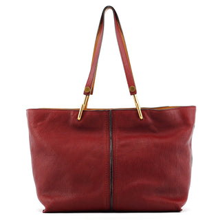 Chloé Burgundy Leather Kelly Tote Bag