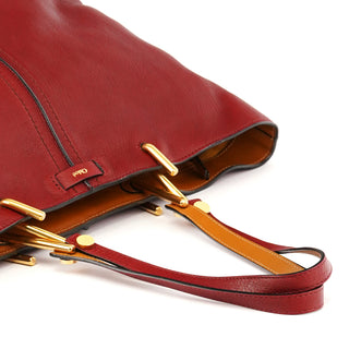 Chloé Burgundy Leather Kelly Tote Bag