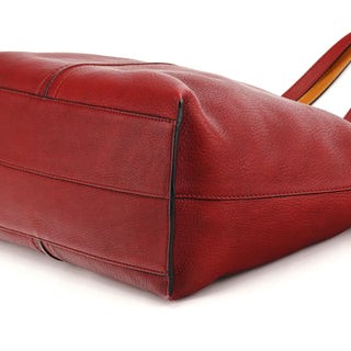 Chloé Burgundy Leather Kelly Tote Bag