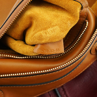 Chloé Burgundy Leather Kelly Tote Bag