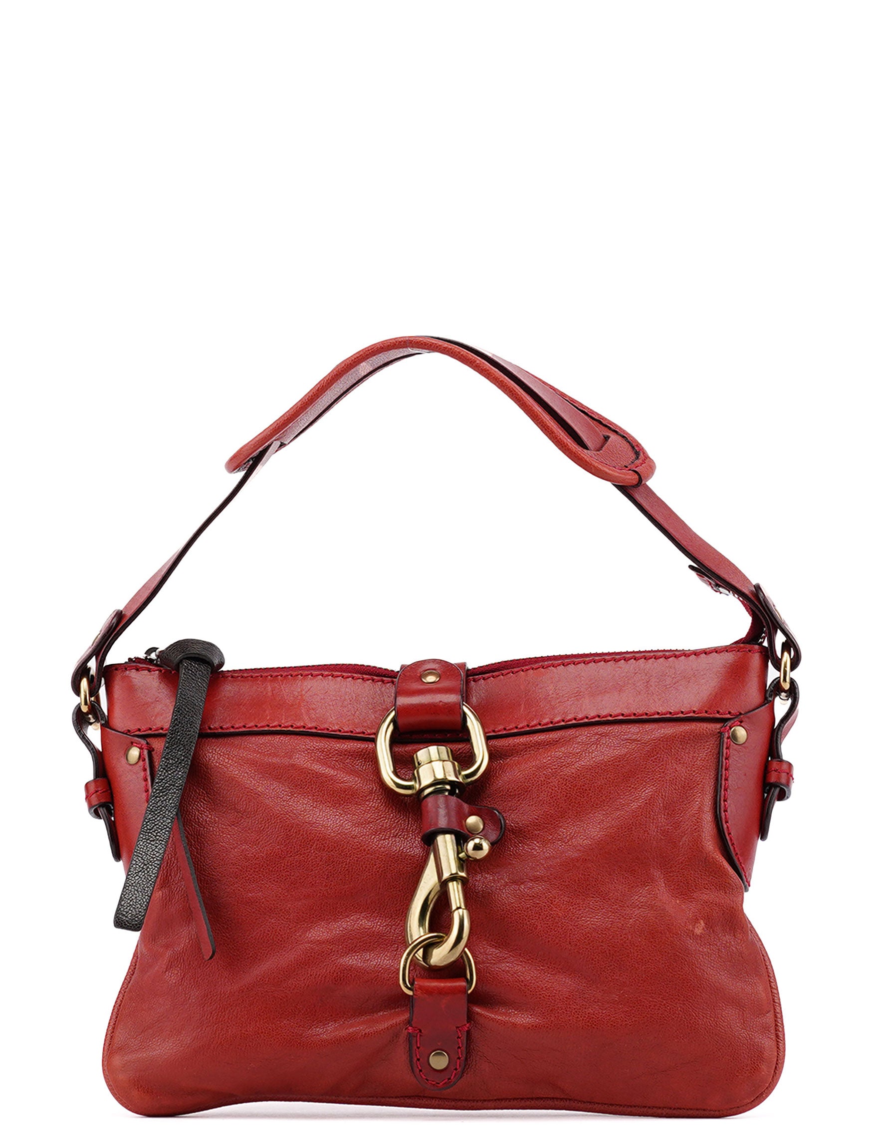 Chloé Burgundy Leather Kerala Shoulder Bag