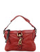 Chloé Burgundy Leather Kerala Shoulder Bag