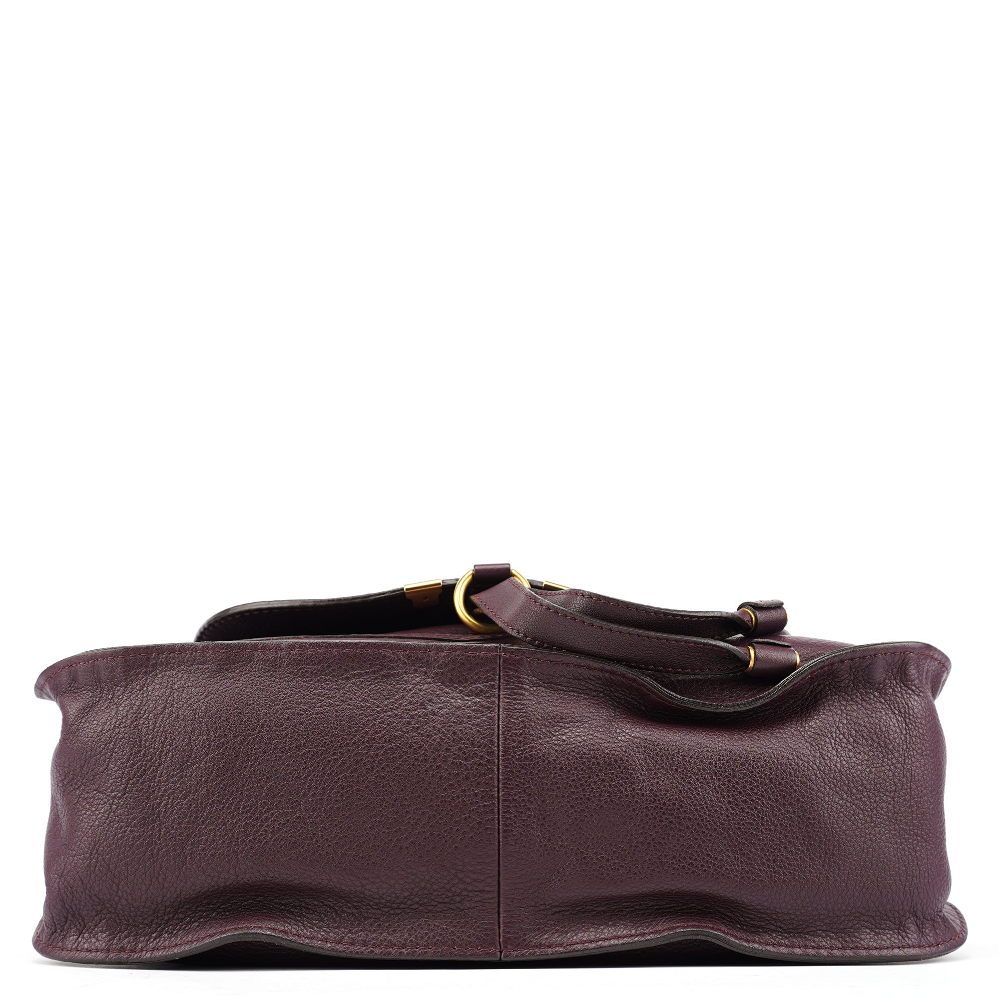 Chloe Burgundy Leather Marcie 2-Way Bag