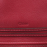 Chloé Burgundy Leather Marcie 2-Way Bag