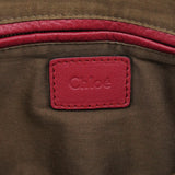 Chloé Burgundy Leather Marcie 2-Way Bag