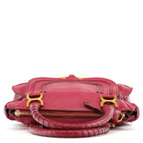 Chloé Burgundy Leather Marcie 2-Way Bag