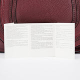Chloe Burgundy Leather Marcie Shoulder Bag