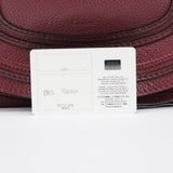 Chloe Burgundy Leather Marcie Shoulder Bag