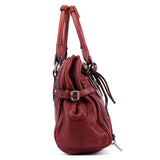 Chloé Burgundy Leather Paddington Tote Bag