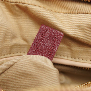 Chloe Burgundy Leather Paraty 2-Way Bag