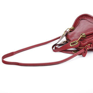 Chloe Burgundy Leather Paraty 2-Way Bag