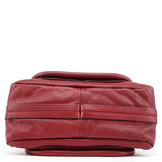 Chloe Burgundy Leather Paraty 2-Way Bag