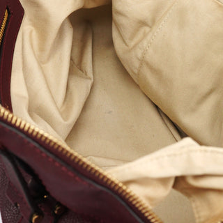 Chloe Burgundy Leather Tote Bag