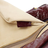 Chloe Burgundy Patent Leather Bay Tote Bag