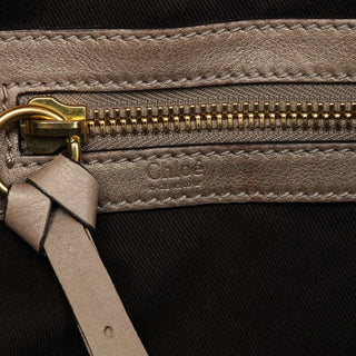 Chloe Burgundy Patent Leather Bay Tote Bag