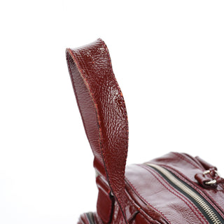 Chloe Burgundy Patent Leather Betty Tote Bag