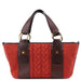 Chloé Burnt Orange Virgin Wool Tote Bag