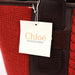 Chloé Burnt Orange Virgin Wool Tote Bag