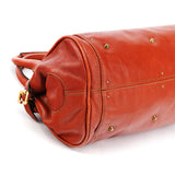 Chloe Burnt Red Leather Paddington Shoulder Bag