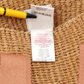 Chloé C10312 Woven Raffia Bag