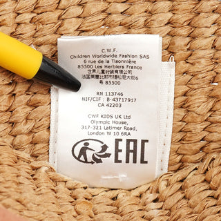 Chloé C10312 Woven Raffia Bag