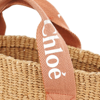 Chloé C10312 Woven Raffia Bag