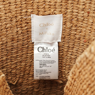 Chloé C10312 Woven Raffia Bag