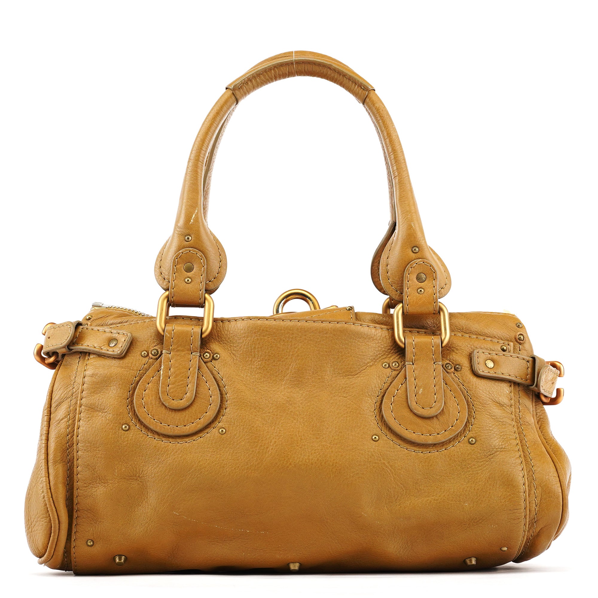 Chloé Camel Leather Paddington Shoulder Bag