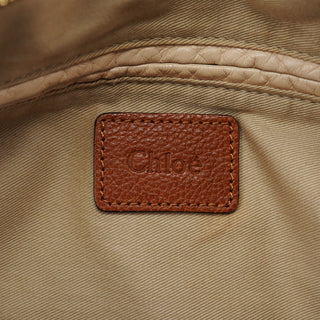 Chloe Caramel Leather Paraty 2-Way Bag