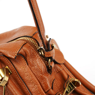 Chloe Caramel Leather Paraty 2-Way Bag