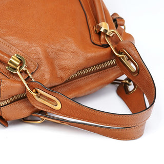 Chloe Caramel Leather Paraty 2-Way Bag