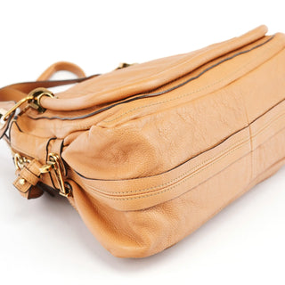 Chloé Caramel Leather Paraty 2-Way Shoulder Bag