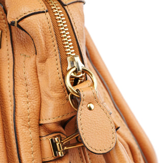 Chloé Caramel Leather Paraty 2-Way Shoulder Bag