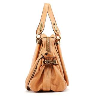Chloé Caramel Leather Paraty 2-Way Shoulder Bag