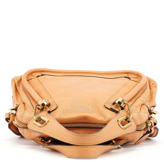 Chloé Caramel Leather Paraty 2-Way Shoulder Bag