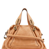 Chloé Caramel Leather Paraty 2-Way Shoulder Bag