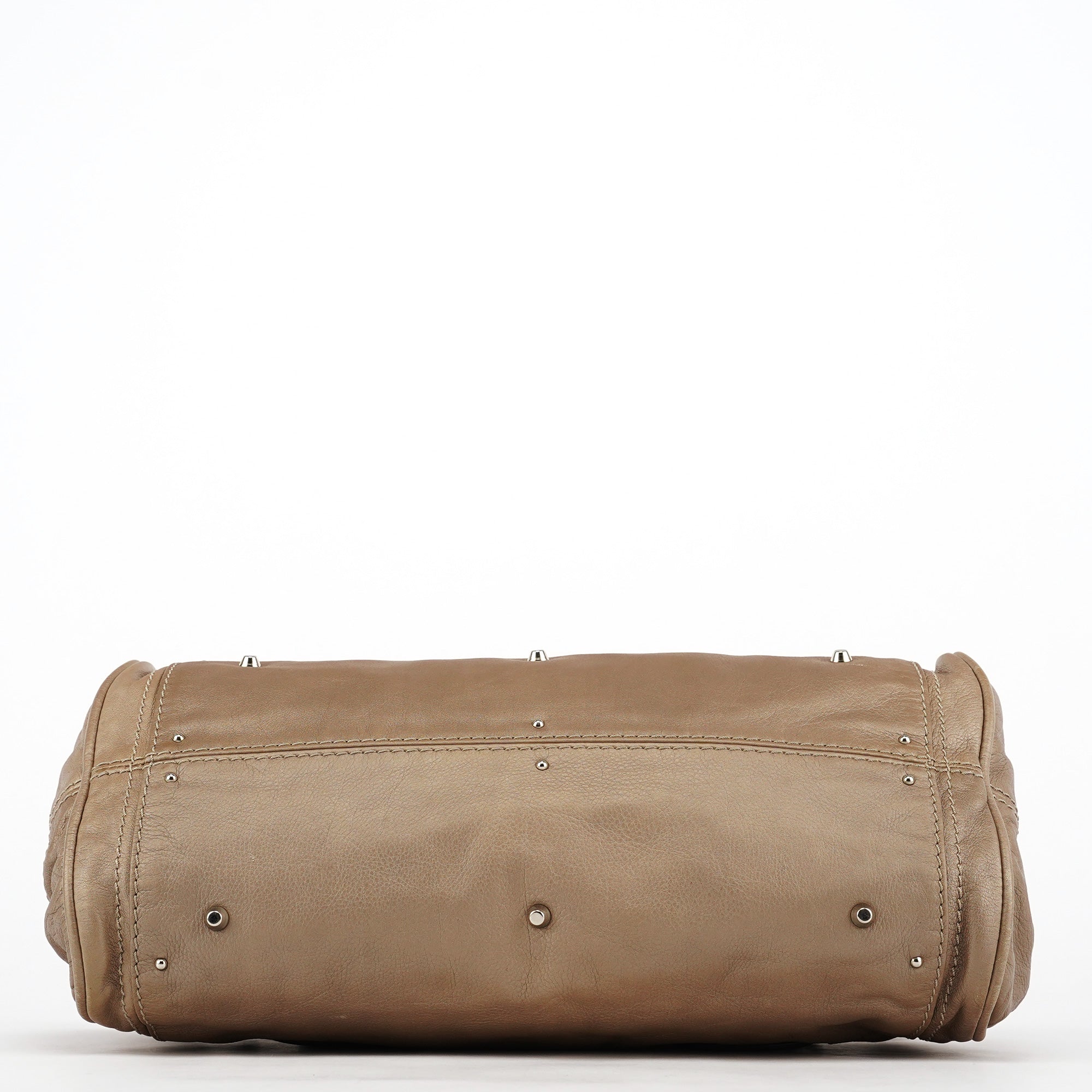 Chloe Champagne Gold Leather Paddington Shoulder Bag