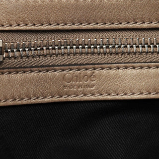 Chloé Chloé Navy Turquoise Leather Bay Crossbody Bag