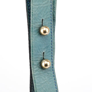 Chloé Chloé Navy Turquoise Leather Bay Crossbody Bag