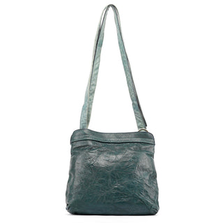 Chloé Chloé Navy Turquoise Leather Bay Crossbody Bag