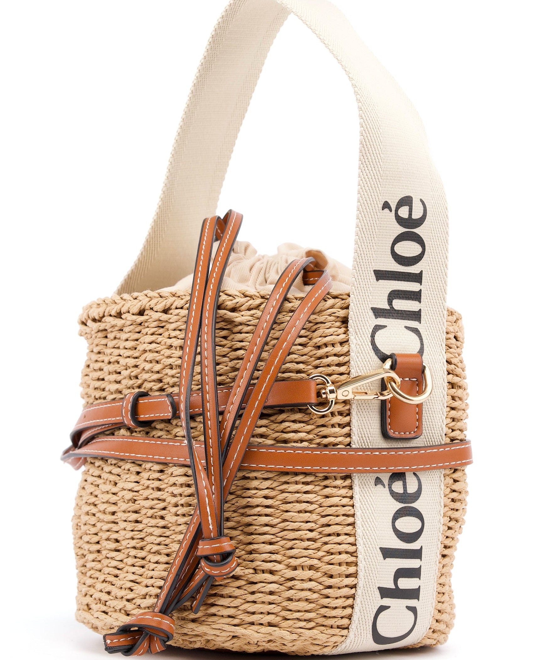 Chloé Chloé x Miuko Raffia Shoulder Bag