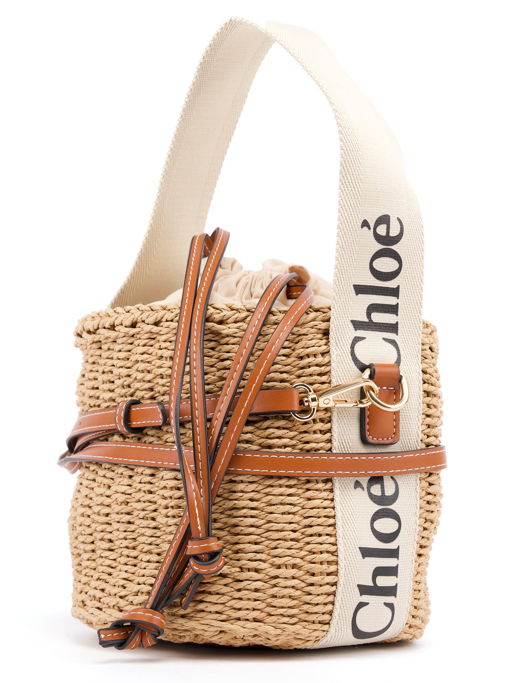 Chloé Chloé x Miuko Raffia Shoulder Bag